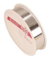 Ruban métallisé en bobine coloris argent 30 mm - 4 m