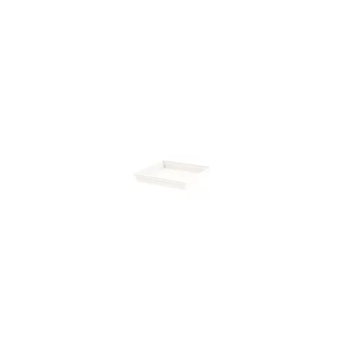 Soucoupe Toscane carree Blanc L26,7x l26,7x H3 cm