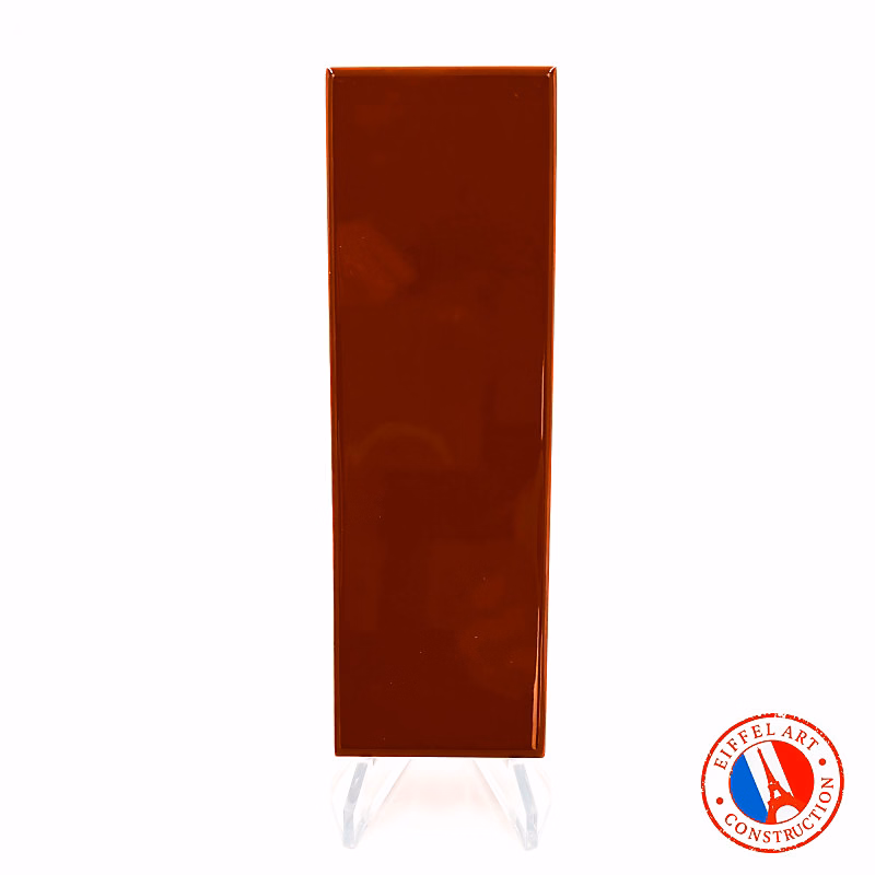 Carrelage sol / mur briquette rectangulaire uni rouge brillant 5 × 15 cm FÄRGBLOCK LUCIDO BORGOGNA FGB111L