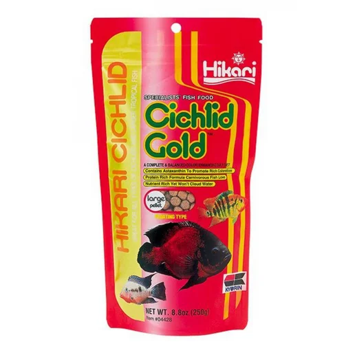 Nourriture poissons aquarium enrichie - HIKARI AQUARIUM Cichlid Gold Large - 250g