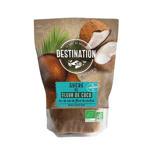 Sucre de fleur de coco bio Destination - 500 g