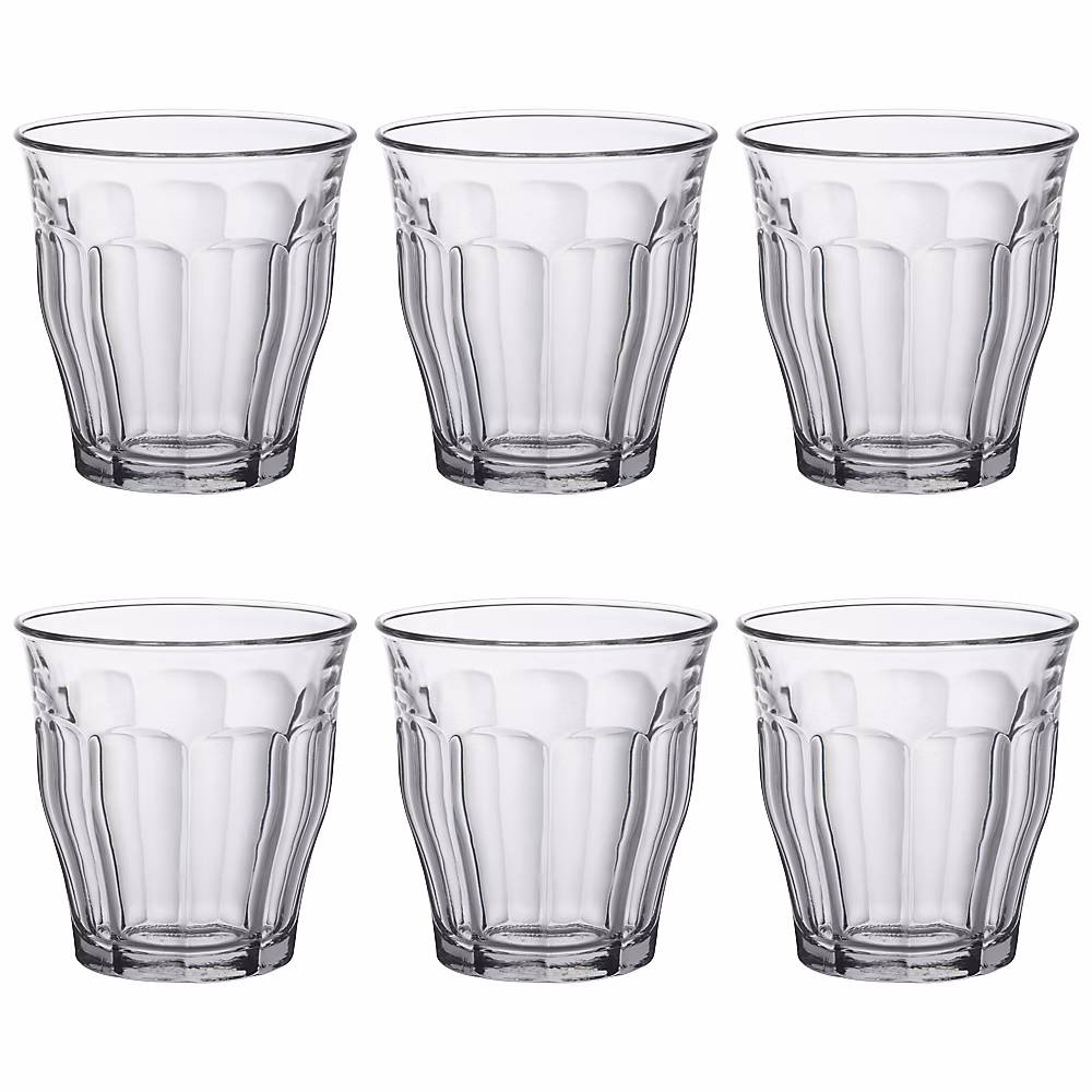 Verre – Boîte de 6 gobelets Picardie 25 cl