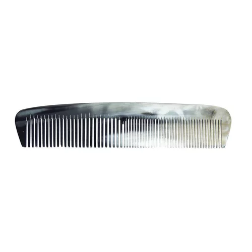 Peigne en corne beige Anaé