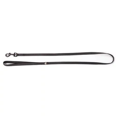 Laisse réfléchissante pour chat Flash noir - 100 cm
