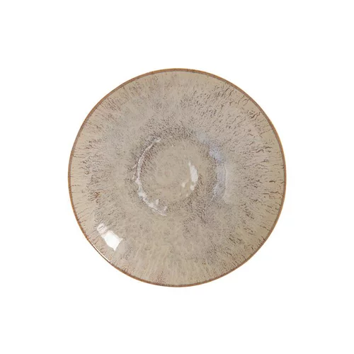 Assiette calotte Akaris coloris beige en grès - Ø 22,5 cm