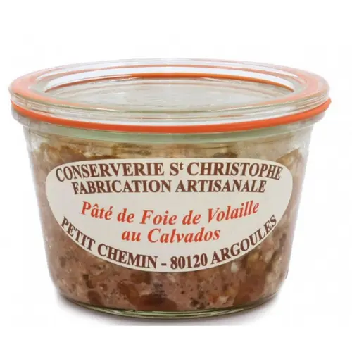 Pâté de foie de volaille au Calvados Conserverie St Christophe - 270 g