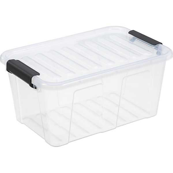 Boîte de rangement avec couvercle Home Box 8 litres – Transparent