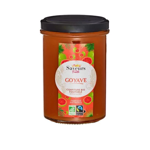 Confiture goyave équitable bio Saveurs fruits - 230 g