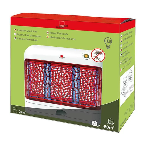 Destructeur d’Insectes Électrique LED 24 W 10x30x26 cm