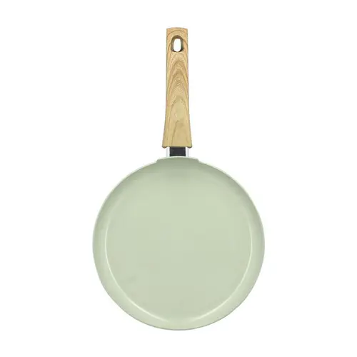 Crêpière Menastyl Colorama induction céladon en aluminium recyclé - Ø 26 cm
