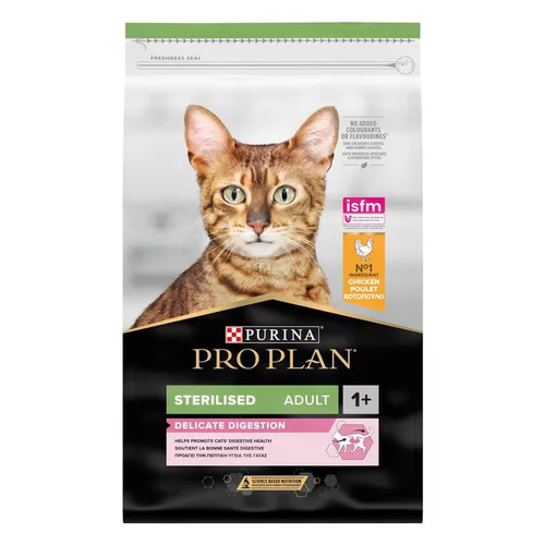 Croquette pour chat adulte stérilisé au poulet Pro Plan - 10 kg