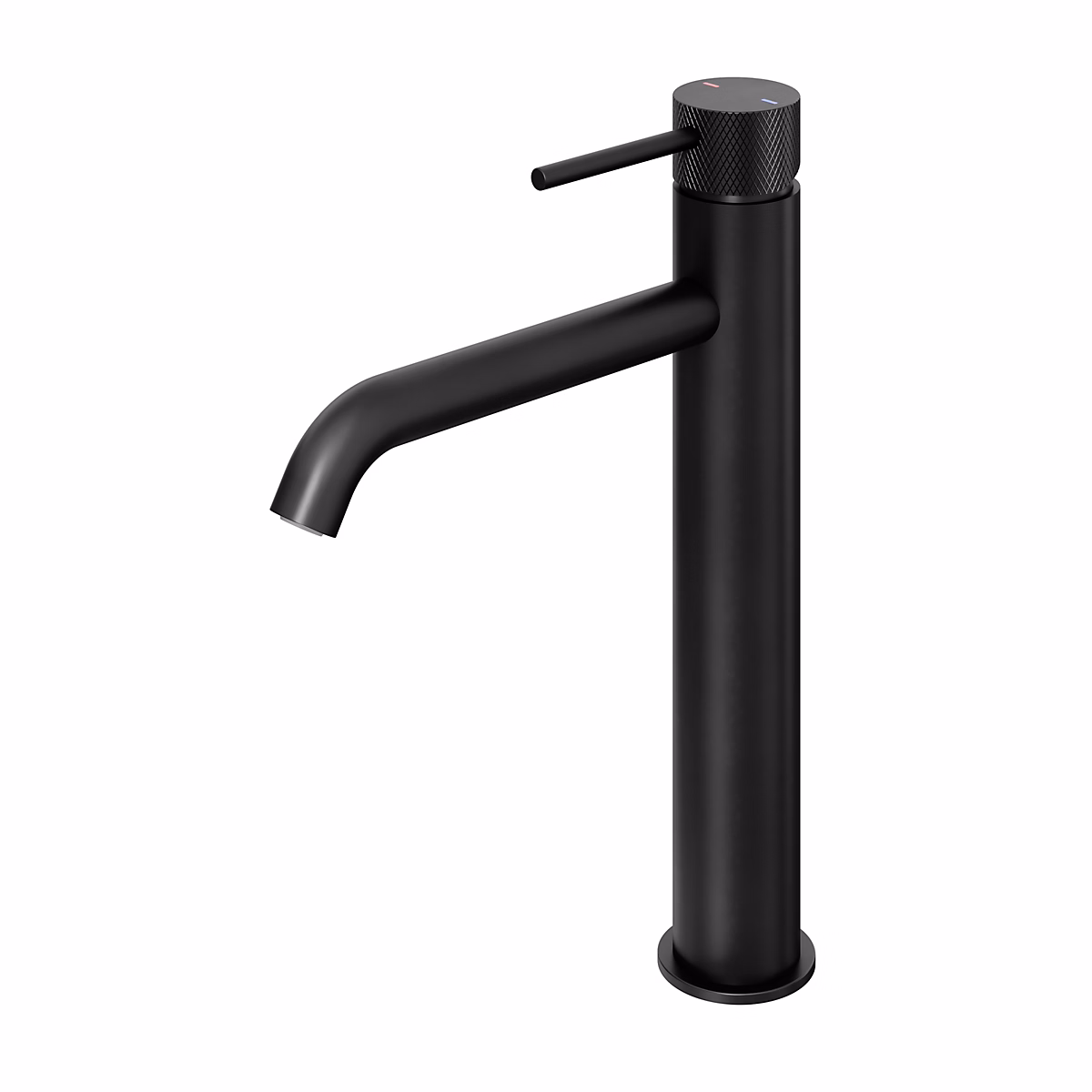 Mitigeur de lavabo XL H.25 – 6 cm, noir mat, GoodHome Owens