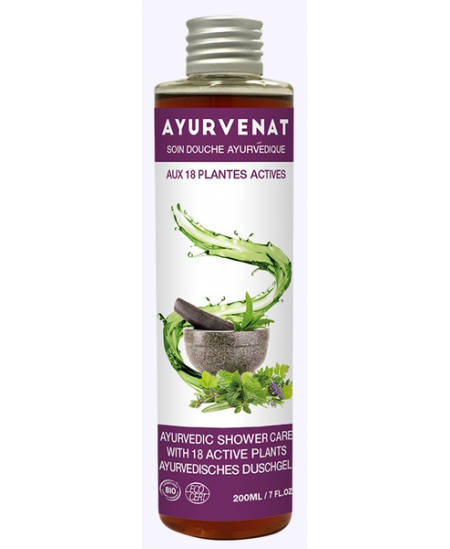 Oleanat - Soin douche Ayurvenat aux 18 plantes 200ml