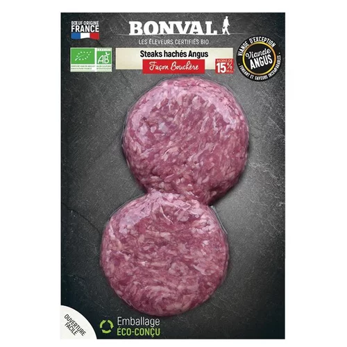 Steak haché Angus Bonval - 2 x 125 g