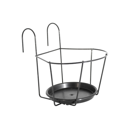 PORTE-POT POUR BALCON ARTEVASI® - 25CM - ANTHRACITE